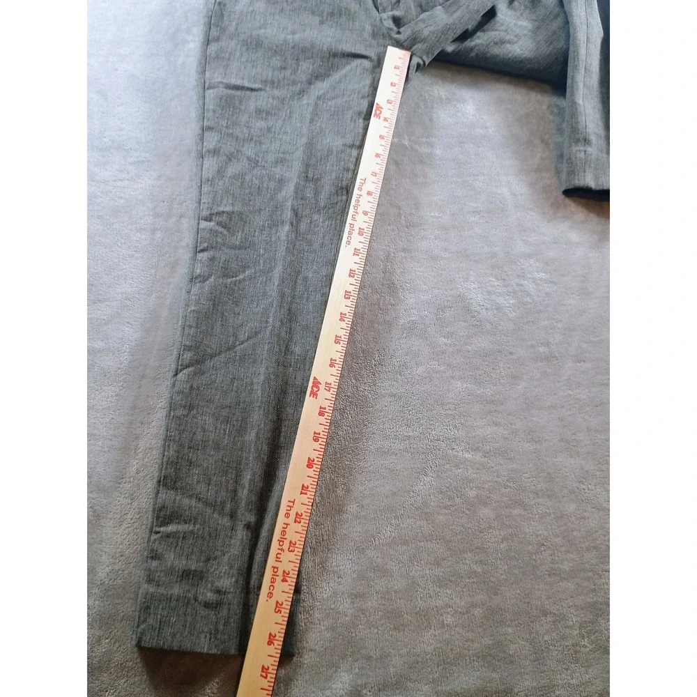 Banana Republic Womens Sloan Fit Pants Grey Size 4 Slim Leg Dress Trousers